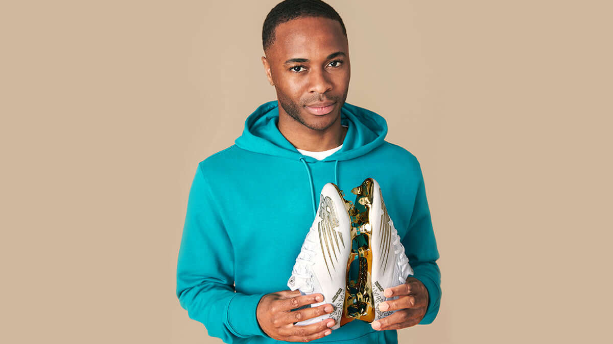 NEW BALANCE CITY AND ENGLAND STAR RAHEEM STERLING
