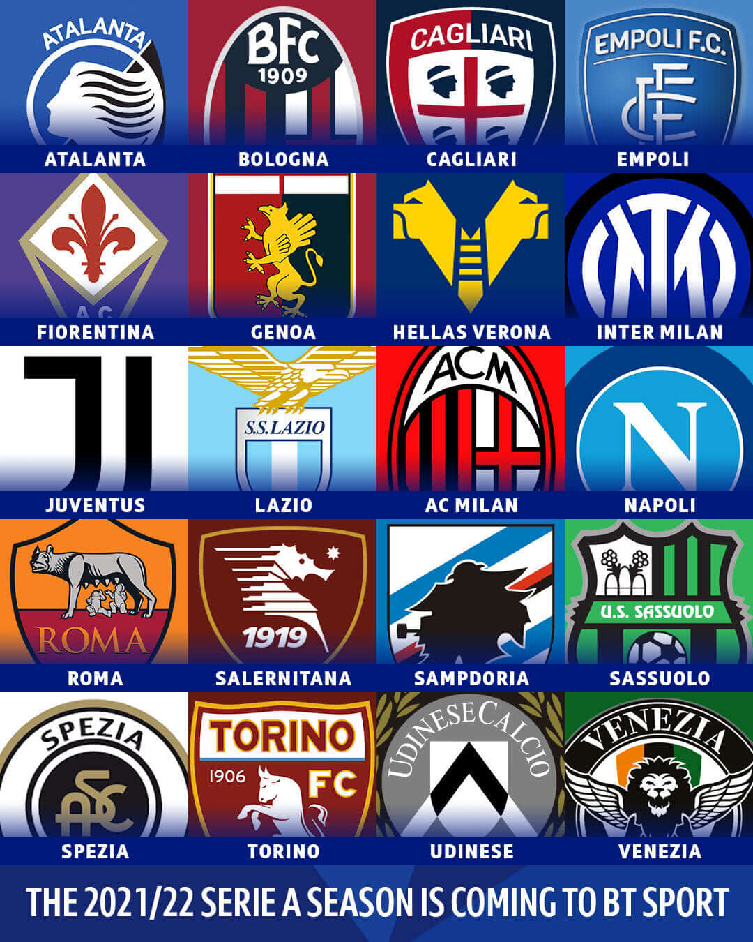BT SPORT TO BROADCAST ITALY’S SERIE A UNTIL 2024