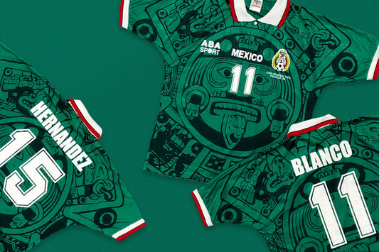 CULT KITS ABA SPORT RE-ISSUE THE FAMED 1998 MEXICO HOME SHIRT