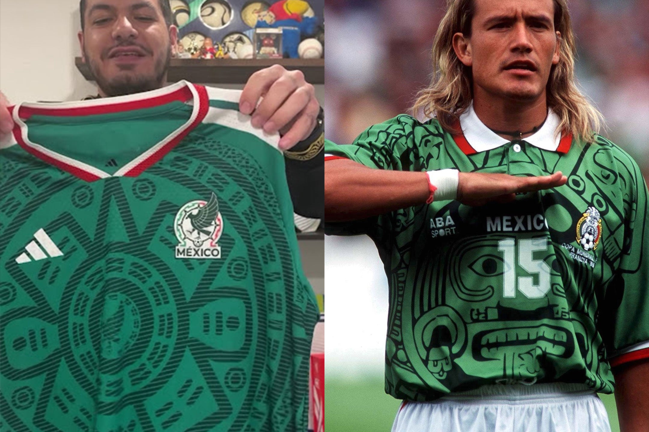 Mexico 2026 kit vs Mexico 1998 kit | Buy Vintage Football Shirts, Retro Football Shirts, Classic Football Shirts & Soccer Jerseys at Cult Kits.