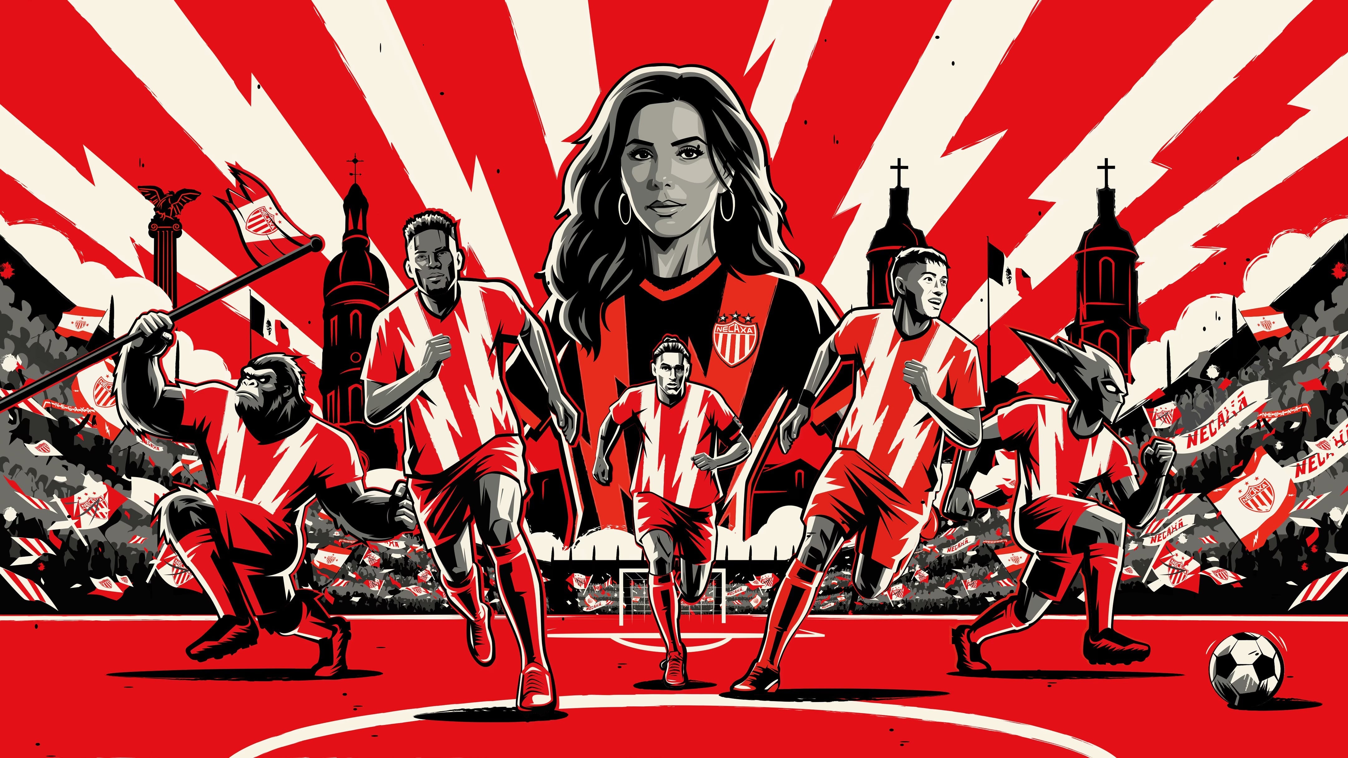 cult kits - Necaxa football shirts, classic vintage & retro football shirts