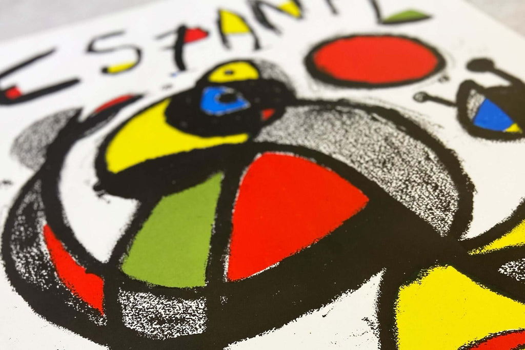 【希少】ジョアンミロ　1982年サッカーワールドカップポスター　Espana 希少】ジョアンミロ 1982年サッカーワールドカップポスター