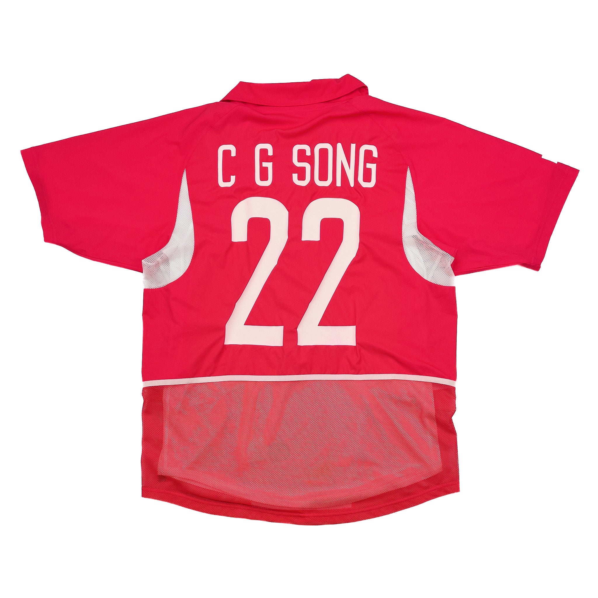 2002 04 South Korea C G Song #22 *Player Issue* Home Shirt