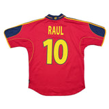 2000/02 Spain Raul #10 Home Shirt (M) Adidas