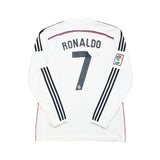 2014/15 Real Madrid Ronaldo #7 L/S Home Shirt (XL) Adidas