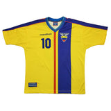 1998/01 Ecuador Aguinaga #10 Home Shirt (L) Marathon