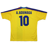 1998/01 Ecuador Aguinaga #10 Home Shirt (L) Marathon