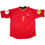 2000/02 BELGIUM WILMOTS #7 HOME SHIRT (S) NIKE