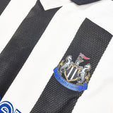 2003/05 NEWCASTLE AMEOBI #23 *MATCH ISSUE vs MANCHESTER UNITED* L/S HOME SHIRT (XL) ADIDAS