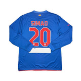 2010/11 ATLETICO MADRID SIMAO #11 *PLAYER ISSUE* L/S AWAY SHIRT (L) NIKE