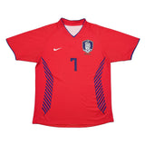 2006/08 SOUTH KOREA JI SUNG #7 HOME SHIRT (M) NIKE