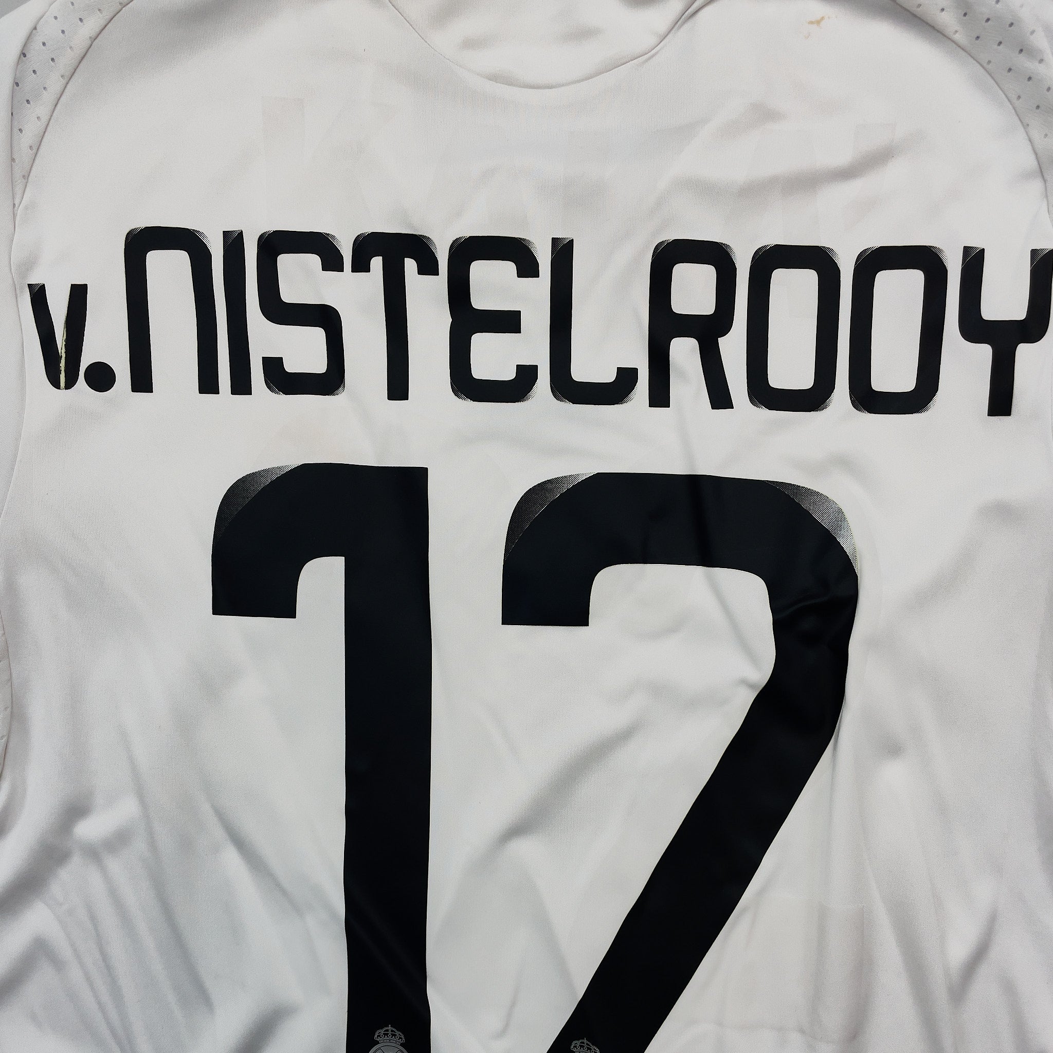2008/09 Real Madrid V.Nistelrooy #17 Home Shirt (S) Adidas – Cult Kits