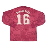 1992 BREMEN 1860 #16 L/S HOME SHIRT (XL) UMBRO