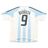 2002/04 Argentina Batistuta #9 Home Shirt (XL) Adidas