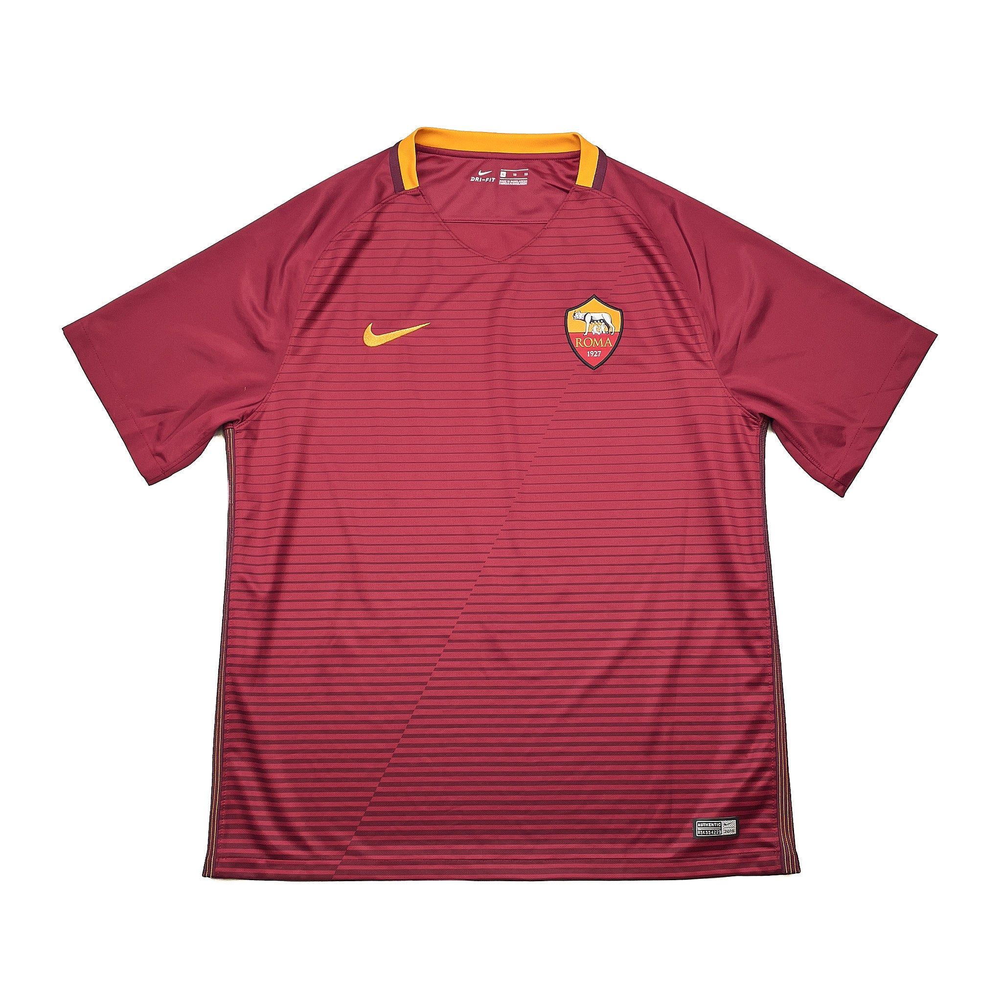 2016/17 Roma Totti #X Home Shirt (XL) Nike – Cult Kits
