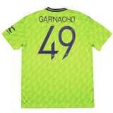 2022/23 Manchester United Garnacho #49 *BNWT* Third Shirt (Multiple Sizes) Adidas