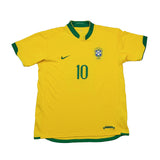 2006/08 BRAZIL RONALDINHO #10 HOME SHIRT (XL) NIKE