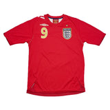 2006/08 ENGLAND ROONEY #9 AWAY SHIRT (S) UMBRO