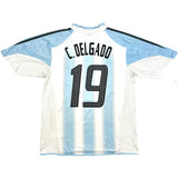 2004/05 ARGENTINA C.DELGADO #19 HOME SHIRT (M) ADIDAS