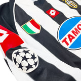 2002/03 JUVENTUS THURAM #21 *MATCH WORN vs MANCHESTER UNITED* L/S HOME SHIRT (L) LOTTO