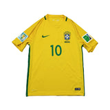 2016/17 Brazil Neymar Jr #10 Home Shirt (M) Nike