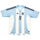 2002/04 Argentina Batistuta #9 Home Shirt (L) Adidas