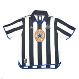 1999/00 NEWCASTLE UNITED SOLANO #14 HOME SHIRT (L) ADIDAS