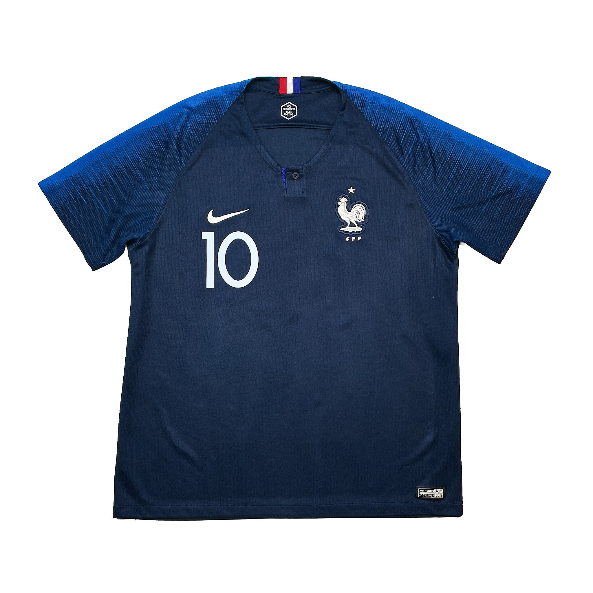 2018 France Mbappe #10 Home Shirt (L) Nike | Cult Kits