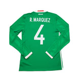 2016/17 MEXICO R.MARQUEZ #4 L/S HOME SHIRT (M) ADIDAS