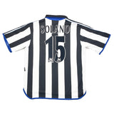 1999/00 NEWCASTLE UNITED SOLANO #14 HOME SHIRT (L) ADIDAS