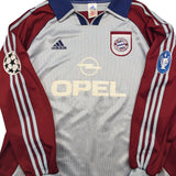 2000/01 BAYERN MUNICH SERGIO #13 L/S C/L *MATCH WORN VS MANCHESTER UNITED* THIRD SHIRT (XL) ADIDAS