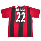 2003/04 MANCHESTER CITY DUNNE #22 *BNWT* AWAY SHIRT (M) REEBOK