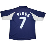 1999/00 Marseille Pires #7 Away Shirt (S) Adidas