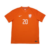 2014/15 Netherlands Wijnaldum #20 Home Shirt (XL) Nike