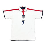 2003/05 England Beckham #7 Home Shirt (XXL) Umbro