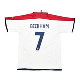 2003/05 England Beckham #7 Home Shirt (XXL) Umbro