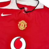 2004/06 MANCHESTER UNITED GIGGS #11 *MATCH WORN VS TOTTENHAM* HOME SHIRT (L) NIKE