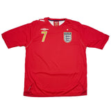 2006/08 ENGLAND BECKHAM #7 AWAY SHIRT (XL) UMBRO