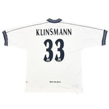 1997/99 TOTTENHAM KLINSMANN #33 HOME SHIRT (L) PONY
