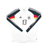 2004/05 GERMANY BALLACK #13 *PLAYER ISSUE* L/S HOME SHIRT (M) ADIDAS
