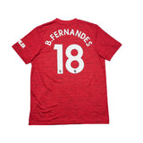 2020/21 MANCHESTER UNITED B.FERNANDES #18 HOME SHIRT (XL) ADIDAS