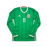2016/17 Mexico C.Vela #11 L/S Home Shirt (M) Adidas
