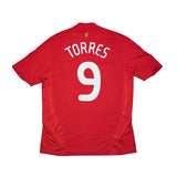 2008/09 Liverpool Torres #9 C/L Home Shirt (L) Adidas