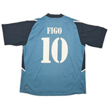 2001 Real Madrid Figo #10 Third Shirt (XL) Adidas