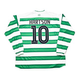 2003/04 Celtic Hartson #10 L/S Home Shirt (XXL) Umbro