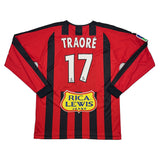 2004/05 NICE TRAORE #17 L/S *MATCH ISSUE* HOME SHIRT (XL) PUMA