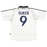 1998/00 Real Madrid Suker #9 Home Shirt (XL) Adidas