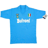 1987/88 Napoli #10 Maradona *BNWT* Reissue Home Shirt (Multiple Sizes) Ennerre