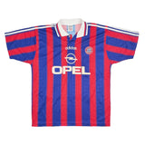 1996/97 BAYERN MUNICH SCHOLL #7 HOME SHIRT (L) ADIDAS