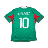 2010 Mexico C.Blanco #10 Home Shirt (L) Adidas